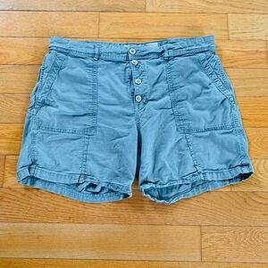 Anthropologie The Wanderer Jean Shorts Button Fly Light Gray - Size Women's‎ 36